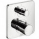 Set finition mitigeur thermostatique encastréavec RA/inverseur chroméé