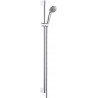 Set de douche CROMETTA 85 VARIOJET barre de douche Unica´Crometta 900 mm chrome HANSGROHE