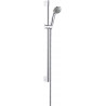 Set barre de douche Crometta 85 Vario / Unica'Crometta 0,65 m chromé