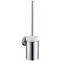 Porte-brosse WC chroméé