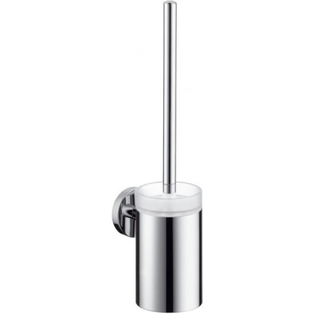 Porte-brosse WC chroméé