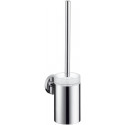 Porte-brosse WC chroméé