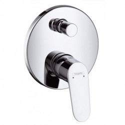 Set de finition pour mitigeur bain/douche encastré chromé FOCUS UP chr