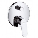 Set de finition pour mitigeur bain/douche encastré chromé FOCUS UP chr