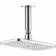 tête de douche Raindance E 240 AIRavec raccord plafond 100 mm chroméé
