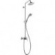 Showerpipe 100 Ø 160 mm,mitigeur mécanique chroméé