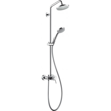 Showerpipe 100 Ø 160 mm,mitigeur mécanique chroméé