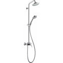 Showerpipe 100 Ø 160 mm,mitigeur mécanique chroméé