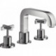 Mitigeur bain-douche à encastrer HG 3L AXOR CITTERIO DN 15 m Kr-Gri chr