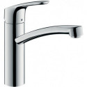Mitigeur de cuisine 160, 1 jet aspect acier inox 160 FOCUS DN 15