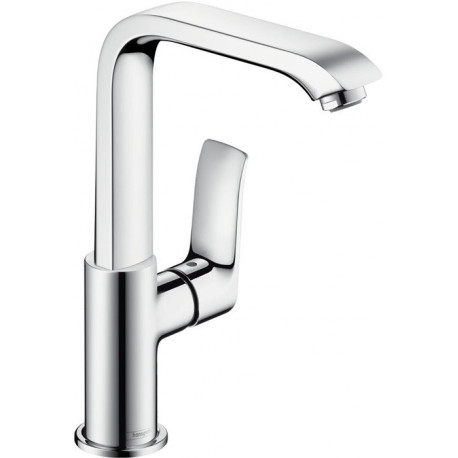 Mitigeur de lavabo 230 sans tirette ni vidage chromé Gâchette pivotante METRIS DN 15 m chr