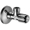 Robinet d'angle avec filtre chromé 