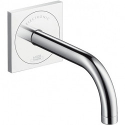 mitigeur de lavabo électronique encastré mural, bec 165 mm chroméé