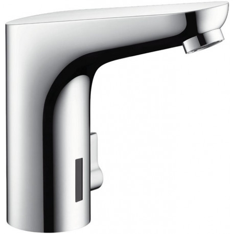 mitigeur lavabo électroniqueavec manette réglage température, batterie chroméé