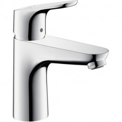 Mitigeur de lavabo 100 avec tirette et vidage chromé FOCUS 100 DN 15