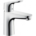 Mitigeur de lavabo 100 avec tirette et vidage chromé FOCUS 100 DN 15