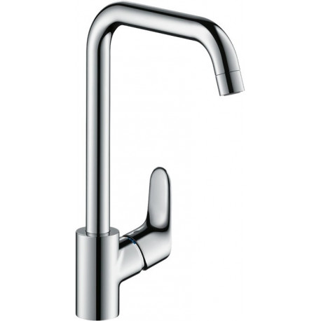 mitigeur de cuisine 260, 1 jet aspect acier inox