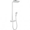 Colonne de douche 360 1jet, Bras de douche 380mm chromé
