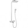 Showerpipe 360 AIR Bain/douche, bras de douche 380mm chroméé