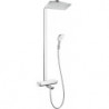 Showerpipe 360 AIR Bain/douche, bras de douche 380mm blc/chr