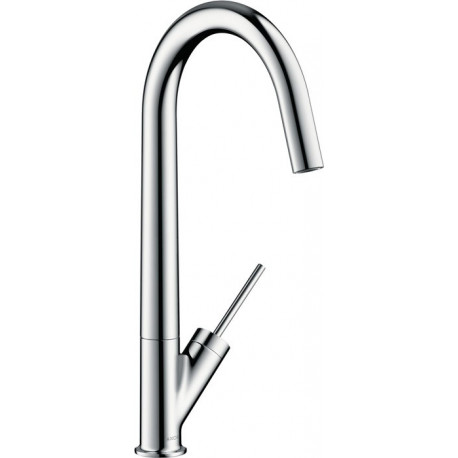 mitigeur cuisine aspect acier inox