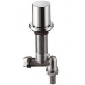 Robinet d'arrêt pour machine à laver aspect acier inox