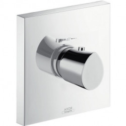 Set de finition pour mitigeur thermostatique encastré chroméé