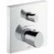 Set finition avec thermostatique encastré, robinet d'arrêt et inverseur, chroméé