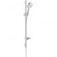 Set de douche Raindance Select E 120 / Unica'S Puro 0,90 m blanc/chromé