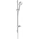 Set Raindance Select E 120 EcoSmart / Unica‘S Puro 0,90 m blanc/chromé