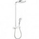 Showerpipe 300 3jet blanc/chromé