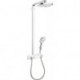 Showerpipe 300 2jet blanc/chromé