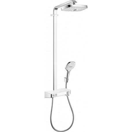 Showerpipe 300 2jet blanc/chromé