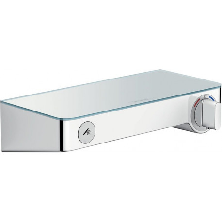 mitigeur Thermostatique douche blanc/chromé