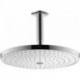 tête de douche Raindance Select S 300 2jetavec raccord plafond 100 mm blc/chr