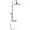 Showerpipe thermostatique chroméé
