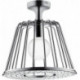 LampShoweravec raccordement plafond designed by Nendo chroméé