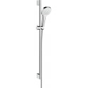 Set Douche Croma Select E 110 Vario EcoSmart / Unica'Croma 0,90m blanc/chromé