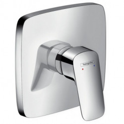 Set de finition pour Mitigeur douche encastré chromé LOGIS DN 15 UP chr