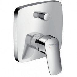 Set de finition pour Mitigeur bain/douche encastré chromé LOGIS DN 15 UP chr