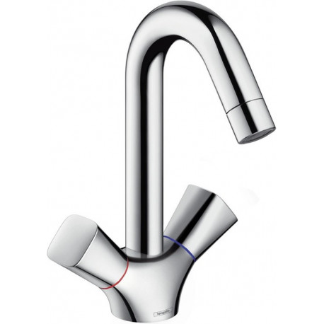 Mélongeur lavabo sans tirette ni vidage chroméé