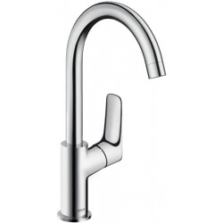Mitigeur lavabo 210 bec haut sans tirette ni vidage chromé