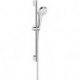 Set Douche Croma Select S 110 Multi / Unica'Croma 0,65m blanc/chromé