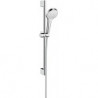 Set Douche Croma Select S 110 Multi / Unica'Croma 0,65m blanc/chromé