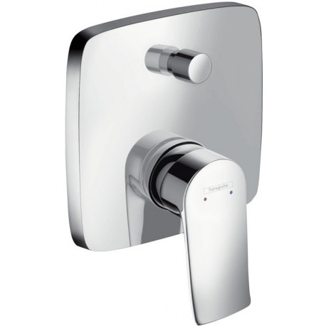 Set de finition pour mitigeur bain/douche encastré chromé METRIS UP chr