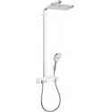 Showerpipe 360 ST 1jet blanc/chromé