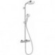 Showerpipe 160 1jet EcoSmart blanc/chromé