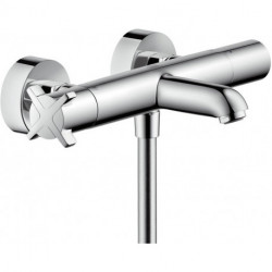 mitigeur thermostatique bain / douche 1/2chroméé