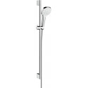 Set Douche Croma Select E 110 1jet / Unica'Croma 0,90m blanc/chromé