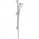 Set Croma Select E 110 1jet / Unica'Croma 0,65m blanc/chromé